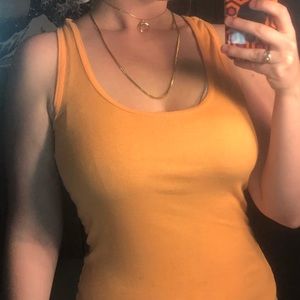 🍊Orange Wife Beater Tank🍊